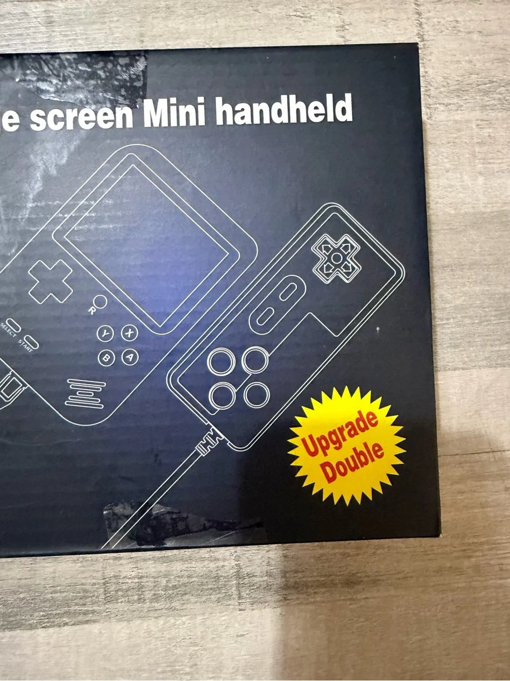 Factory Sealed Large Screen Mini Handheld LCD Retro Game Console TV Out Black